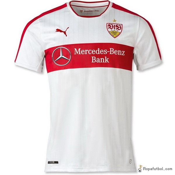 Camiseta Stuttgart Replica Primera Ropa 2016/17 Blanc